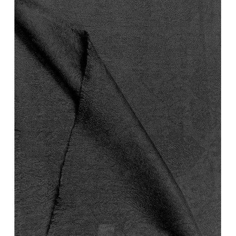 Stylowy  miękki szal z wełny merino czarny do osłonięcia ramion 70x200