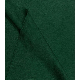 Elegancki szal z wełny naturalnej merino zielony zakardowy  70x200